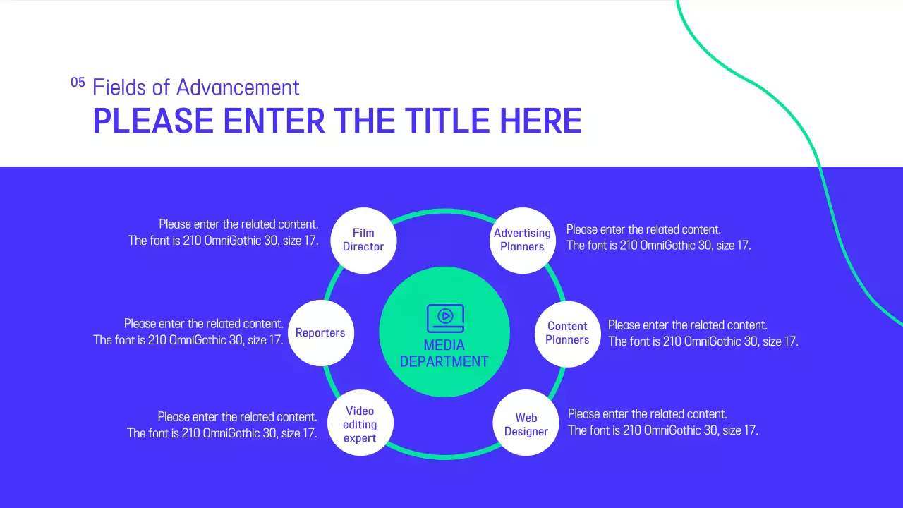 Blue Abstract Media Guide Presentation