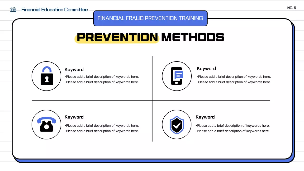 Blue Modern Finance Course Presentation