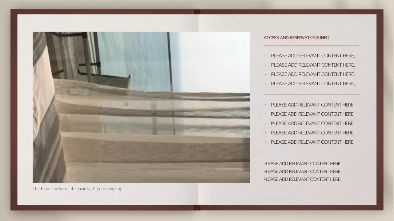 Brown Elegant Sunrise Guide Presentation