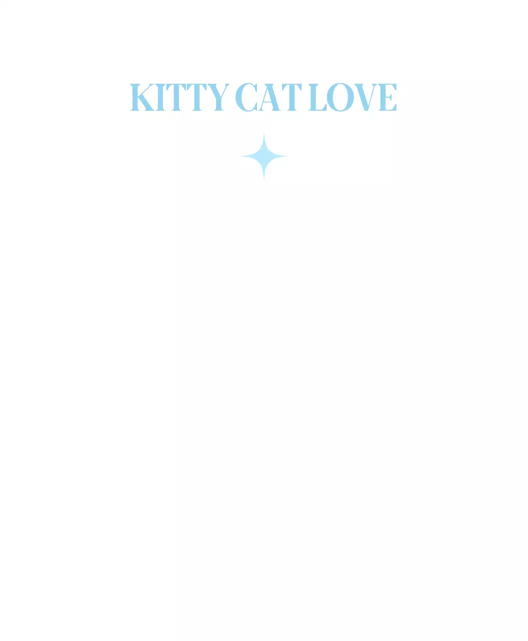 Kucing putih yang lucu dengan latar belakang langit