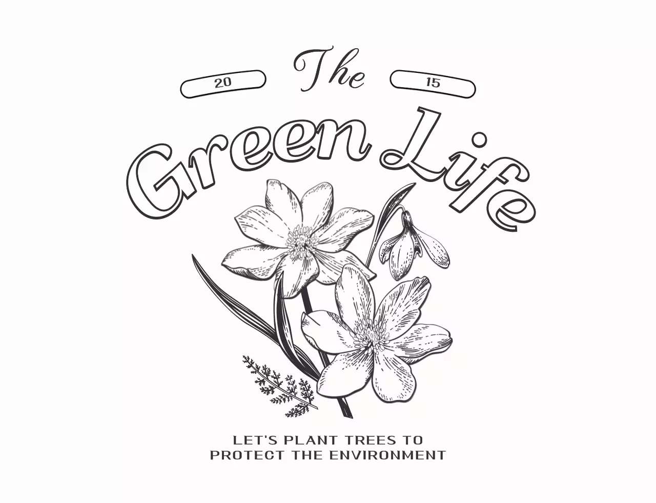 Personal goods with a sentimental botanical illustration layout style