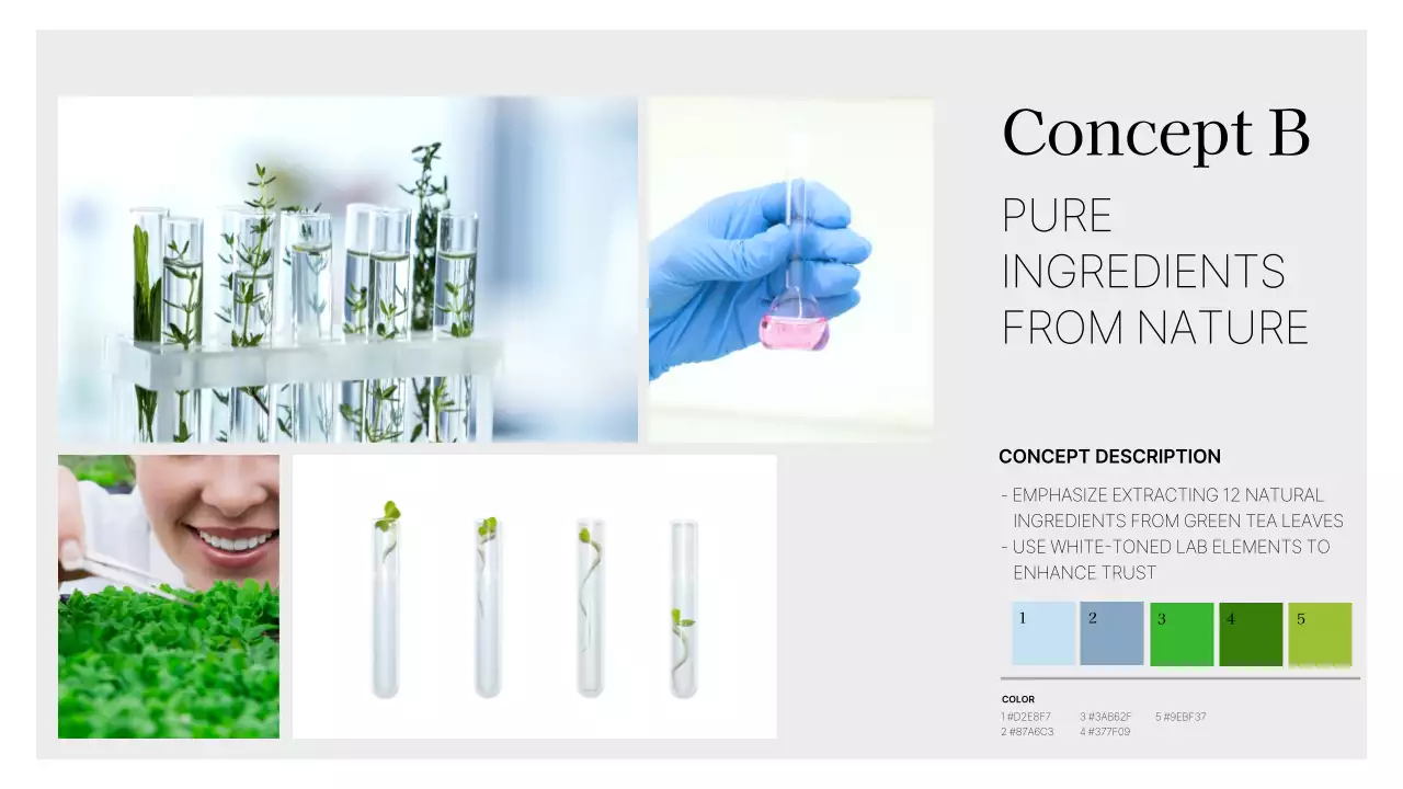 Green Botanical Skincare Presentation