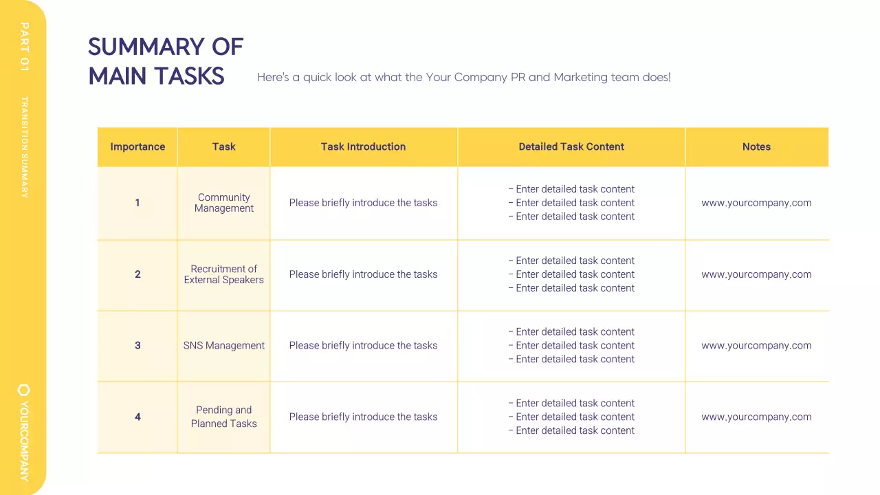 옐로우 모던 마케팅 가이드 프레젠테이션