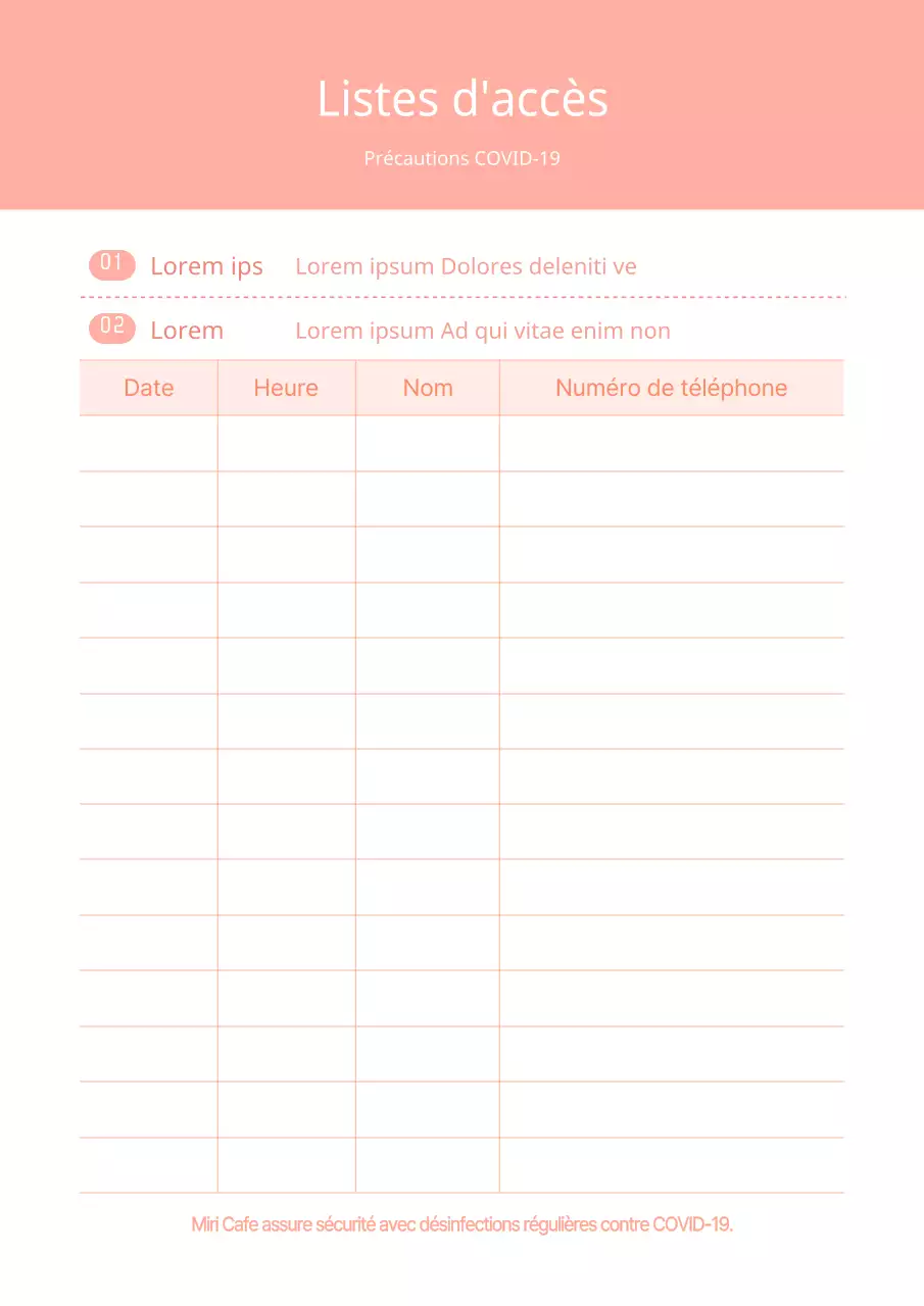 Livre d'or simple en rose