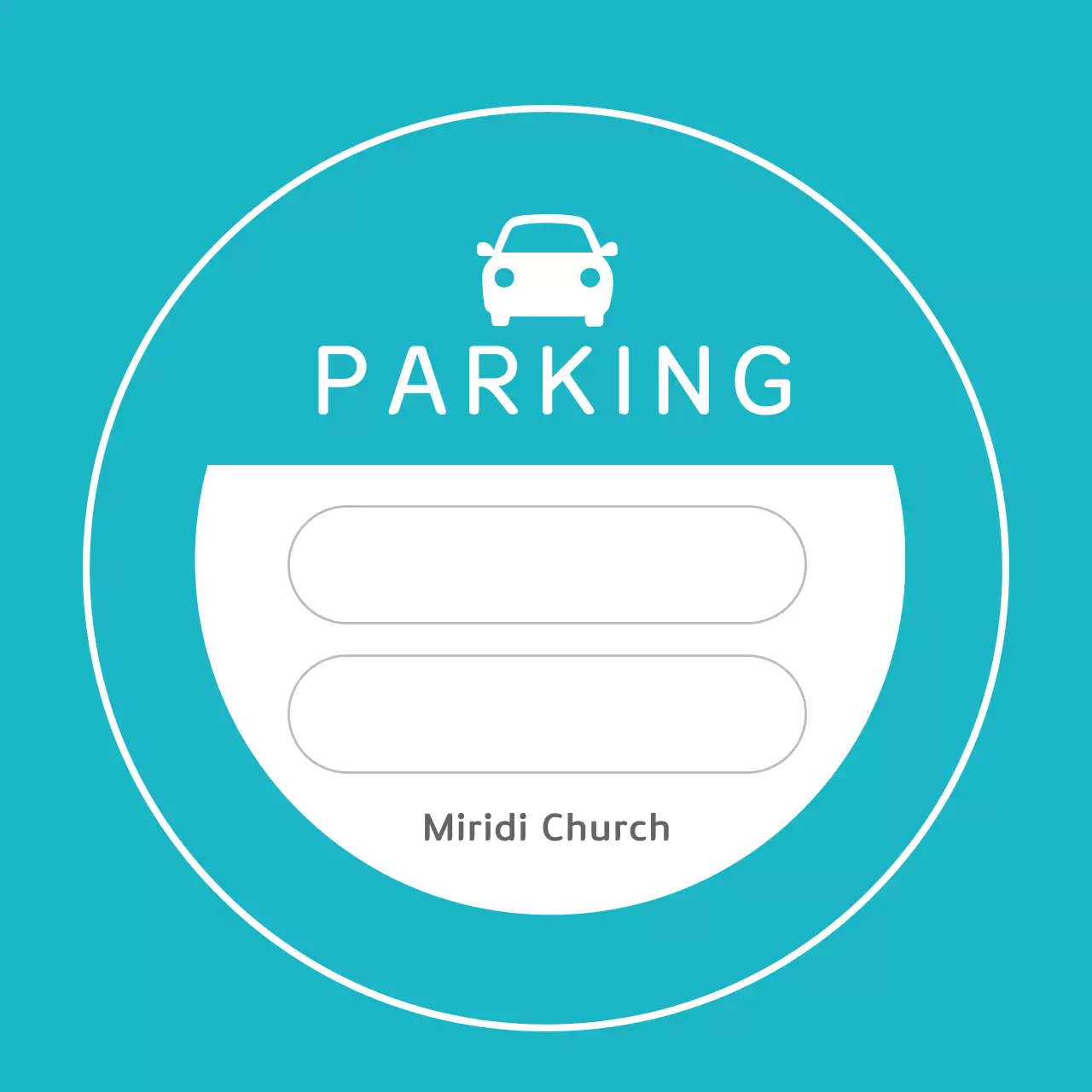 Panduan parkir ilustrasi langit