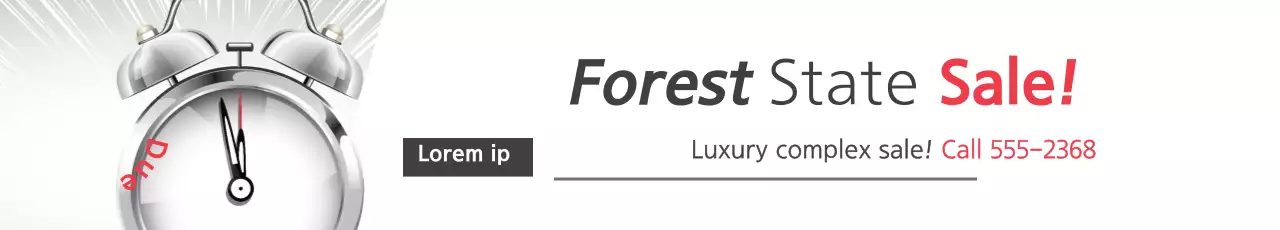 Banner de promoção imobiliária moderna cinza