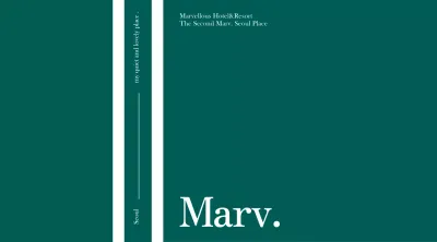 Calmly styled bottled water label with dark turquoise background