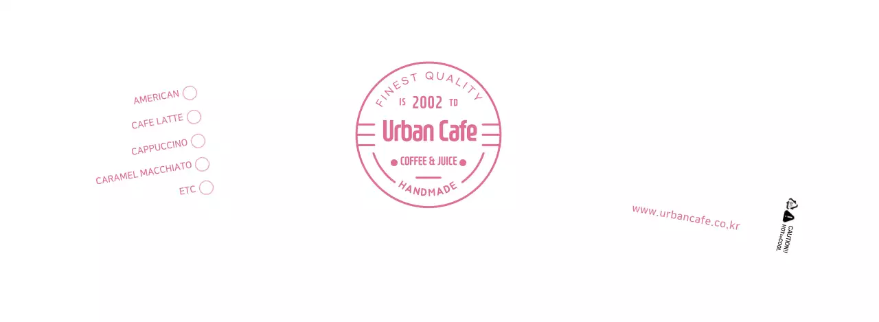 white pink clean symbol cafe