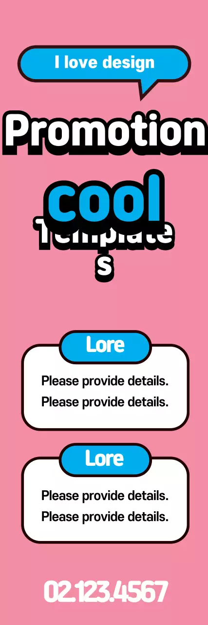 Banner de promoção de design moderno rosa