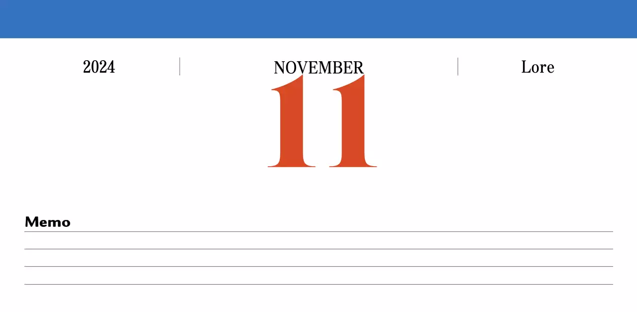 Lịch ký ức Cupsep cổ điển màu đỏ và xanh