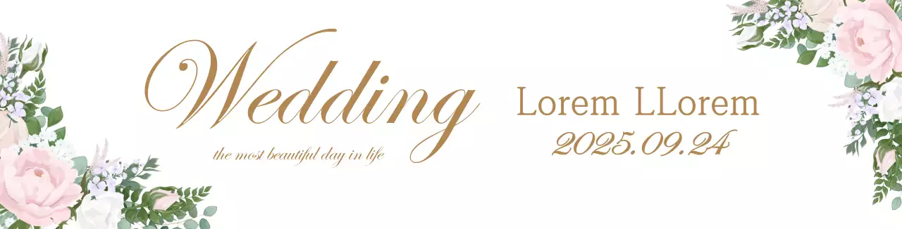 đám cưới hoa trắng sang trọng minh họa 