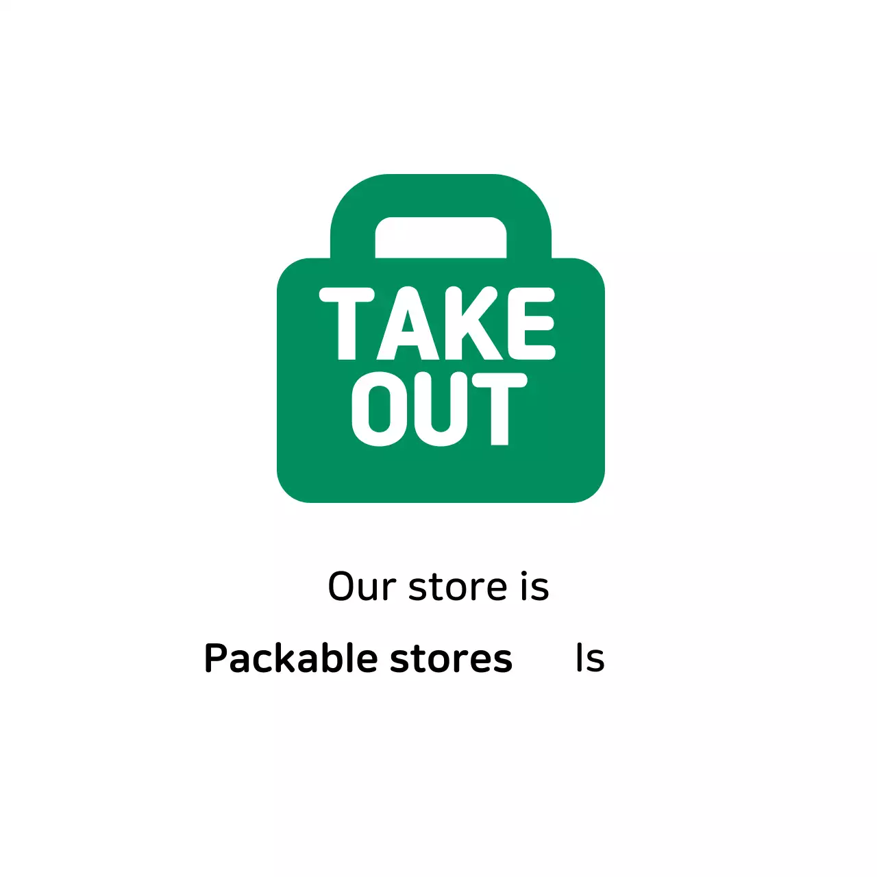 Ilustração abstrata de rótulo de embalagem de loja