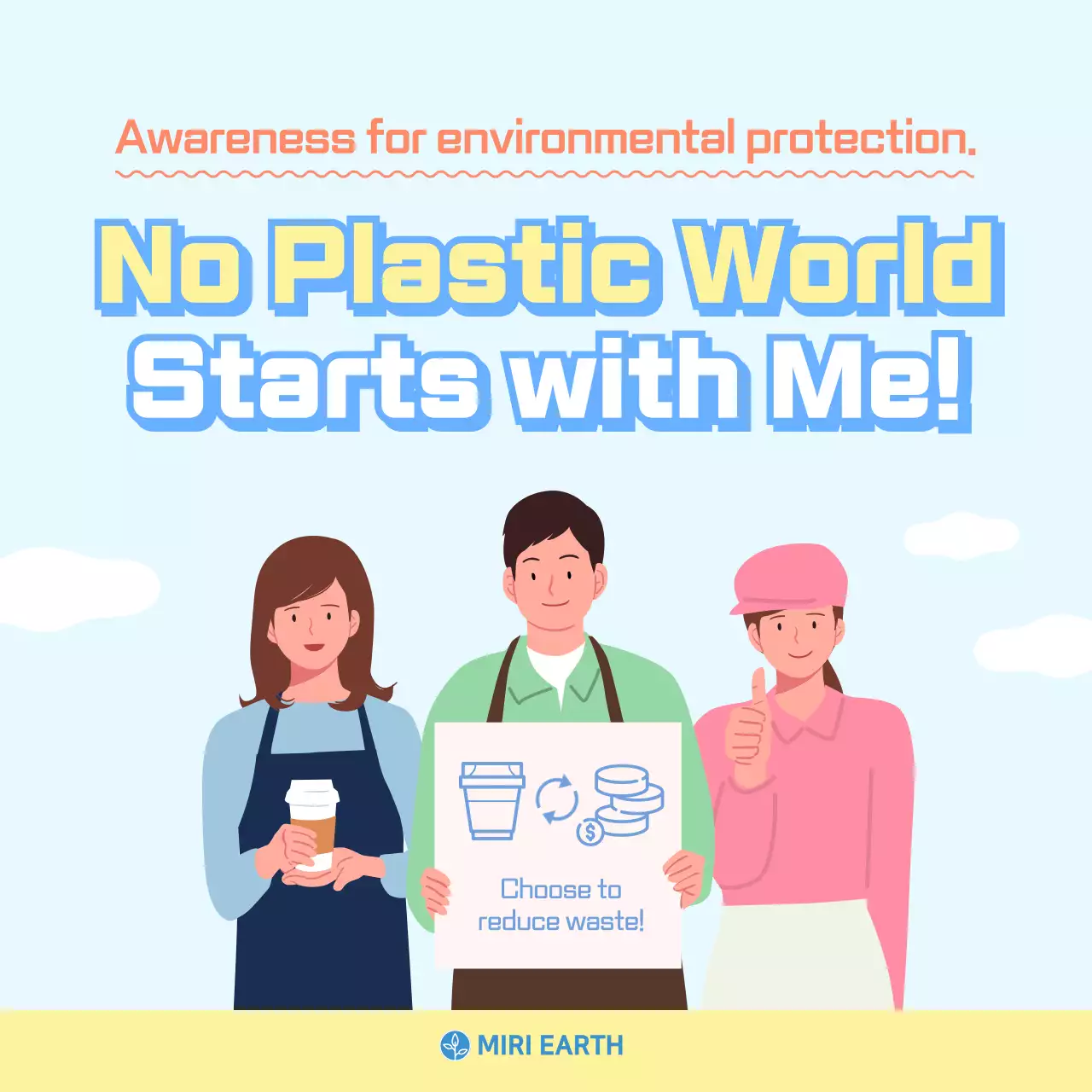 Blue Modern Recycling Promotion Instagram Carousel