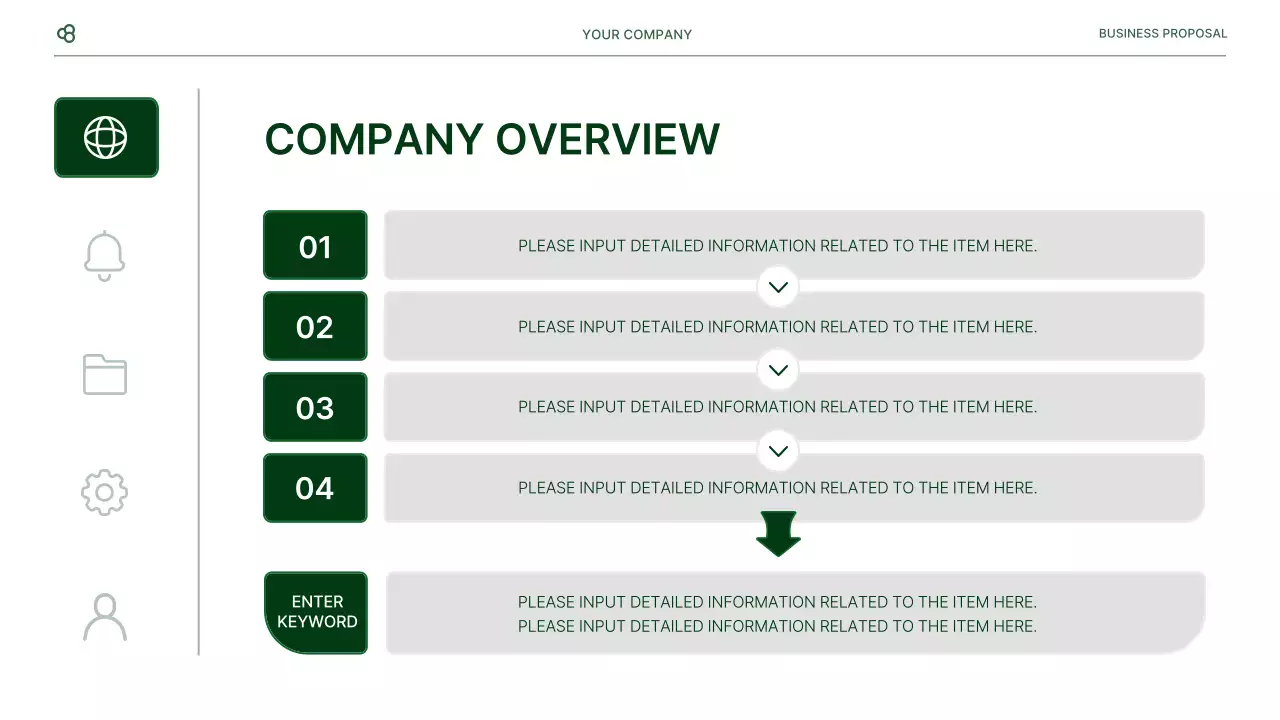 Green Minimal Business Proposal Presentation