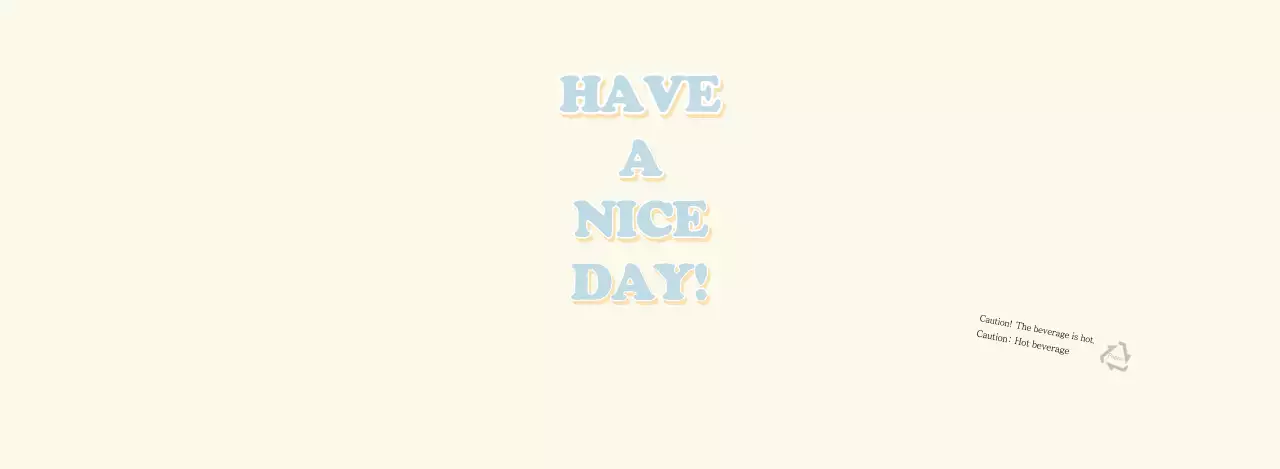 Yellow Blue Simple pop text