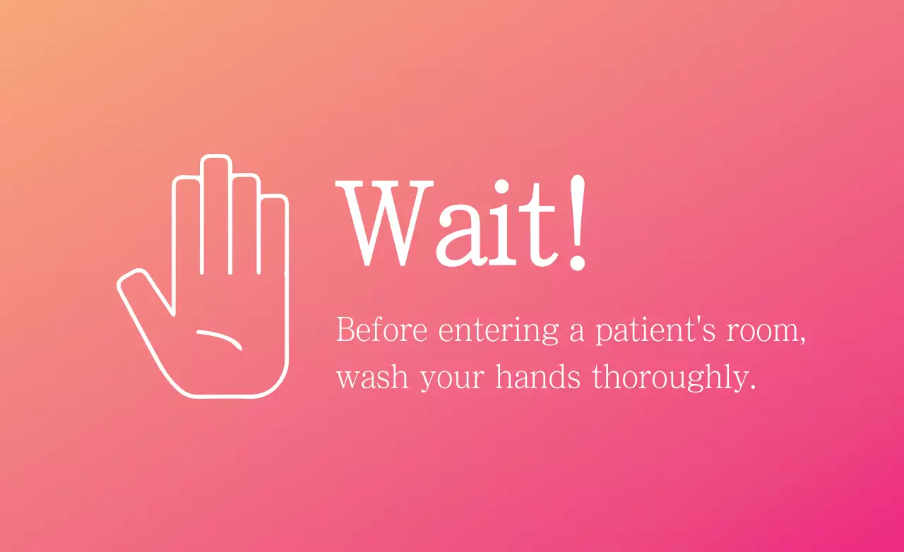 Orange Minimal Hygiene Notice Banner