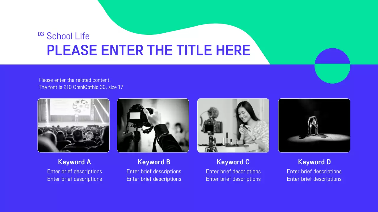 Blue Abstract Media Guide Presentation