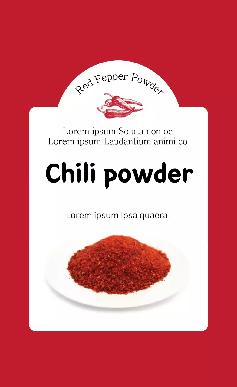  hình ảnh màu đỏ minh họa nhãn thực phẩm