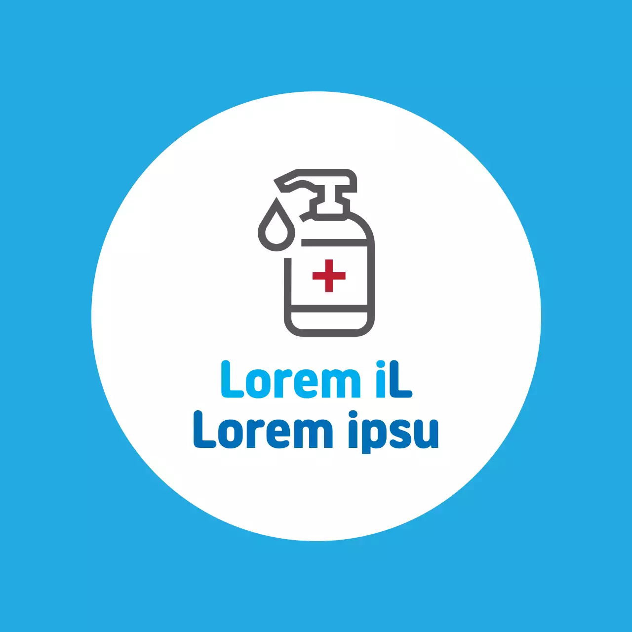 Sky Red Illustration Guide to Using Hand Sanitizer to Prevent Coronavirus