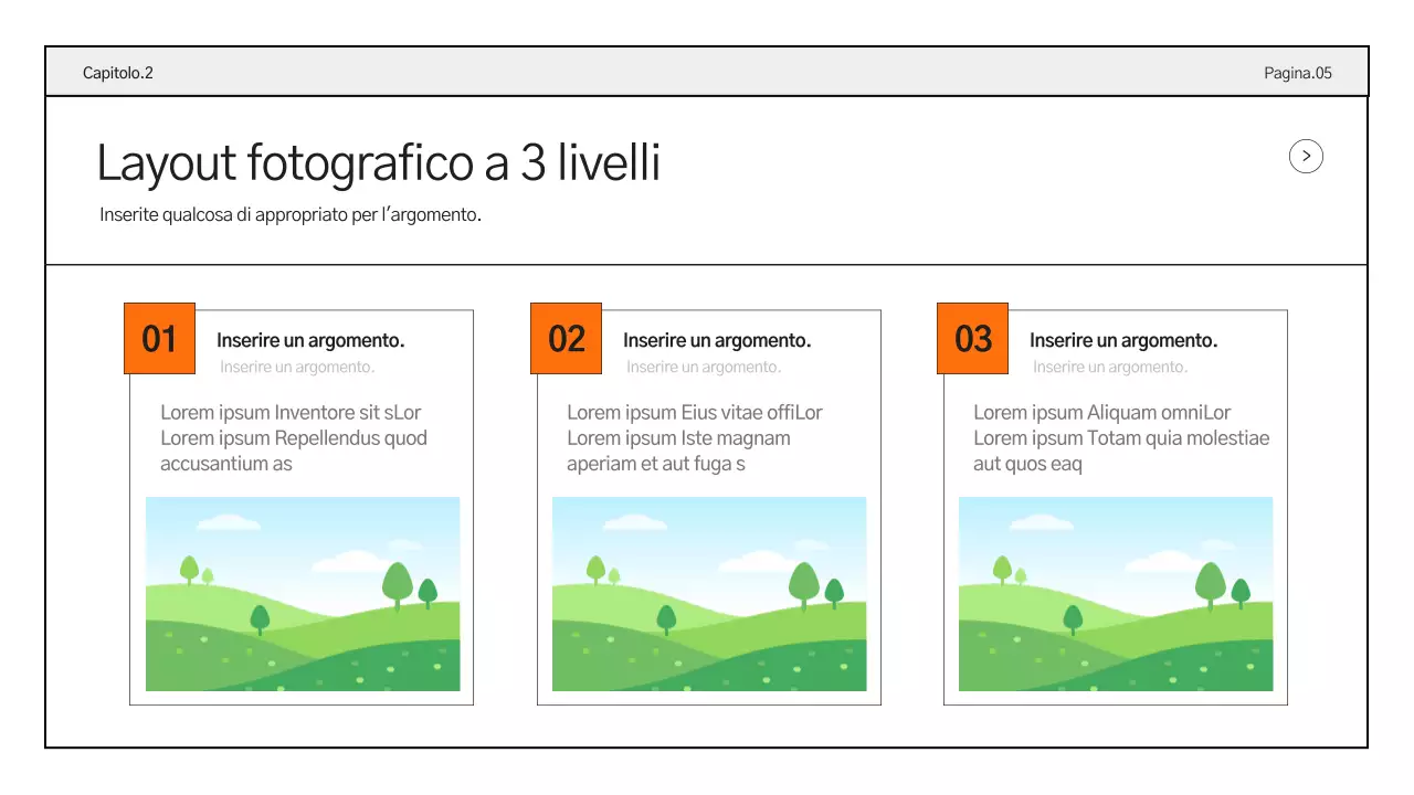 Rapporti aziendali semplici in arancione