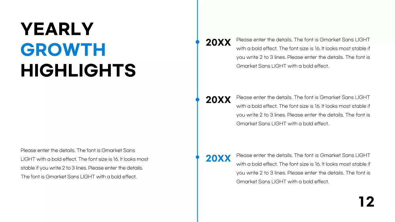 Blue Modern Template Presentation