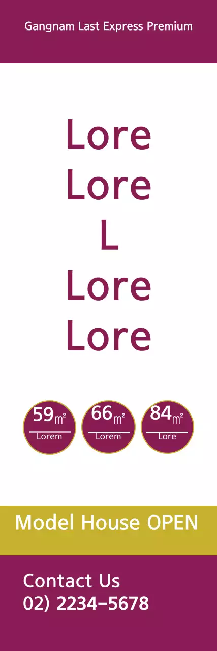 Banner de promoção imobiliária moderna marrom