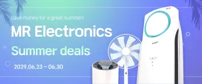 Biểu ngữ quảng cáo điện tử hiện đại màu xanh