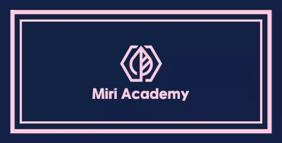 Gakuen academy balsa on a navy blue background with a pink border line