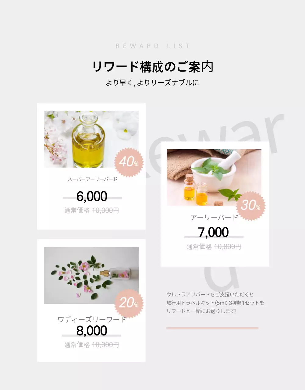 繊維定数詳細ページ