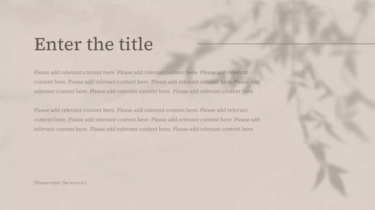 Beige Minimal Photography Presentation