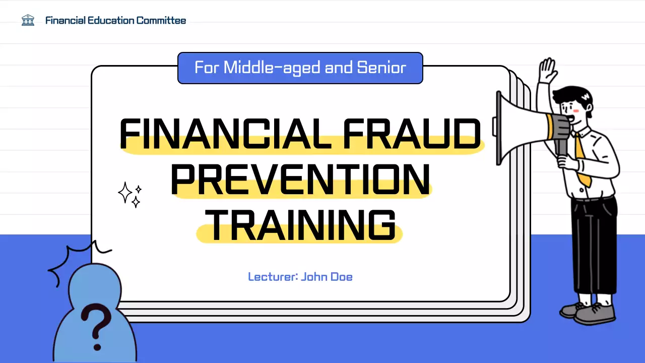 Blue Modern Finance Course Presentation