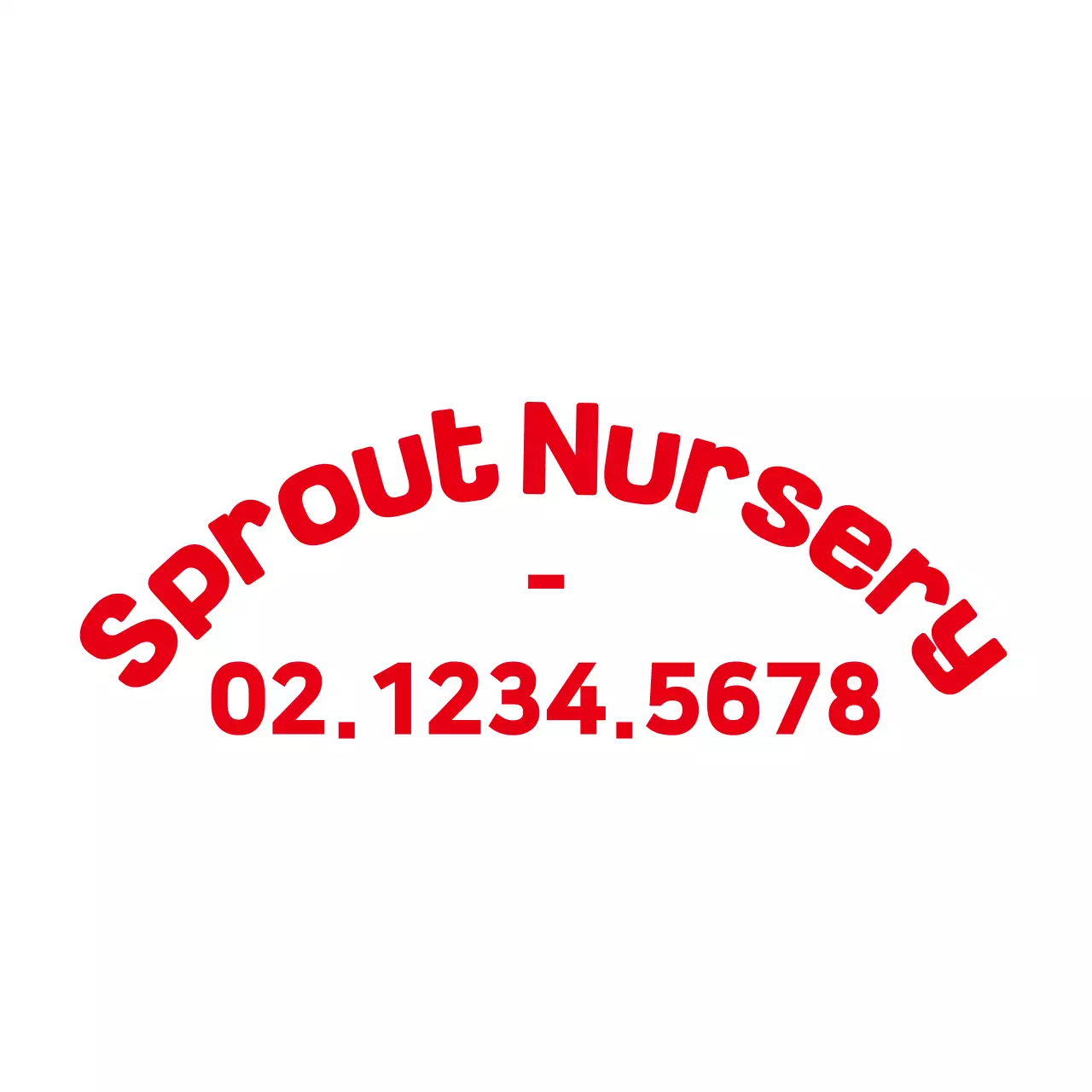 Simple and clean child illustration logo style daycare center