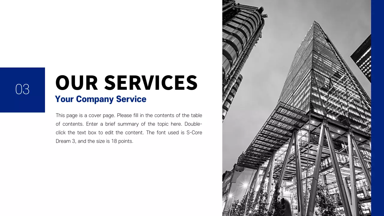 Profil perusahaan yang minimalis