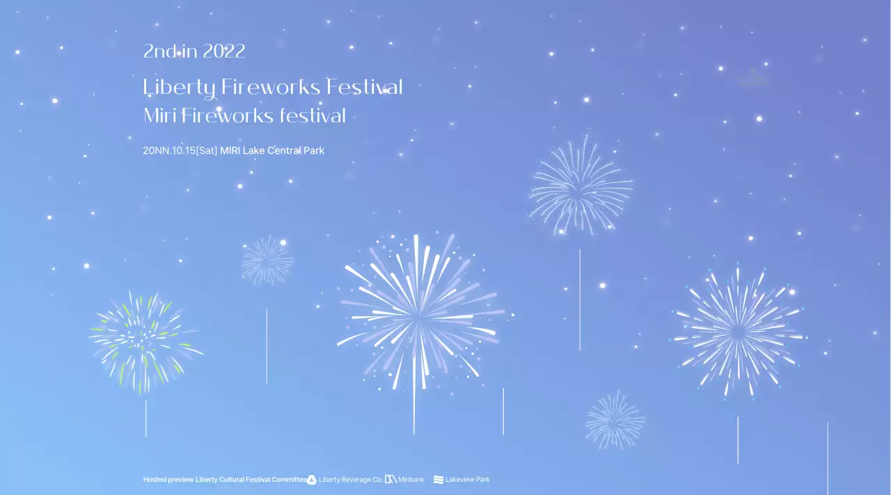 Latar belakang gradien dan desain bintang untuk kembang api