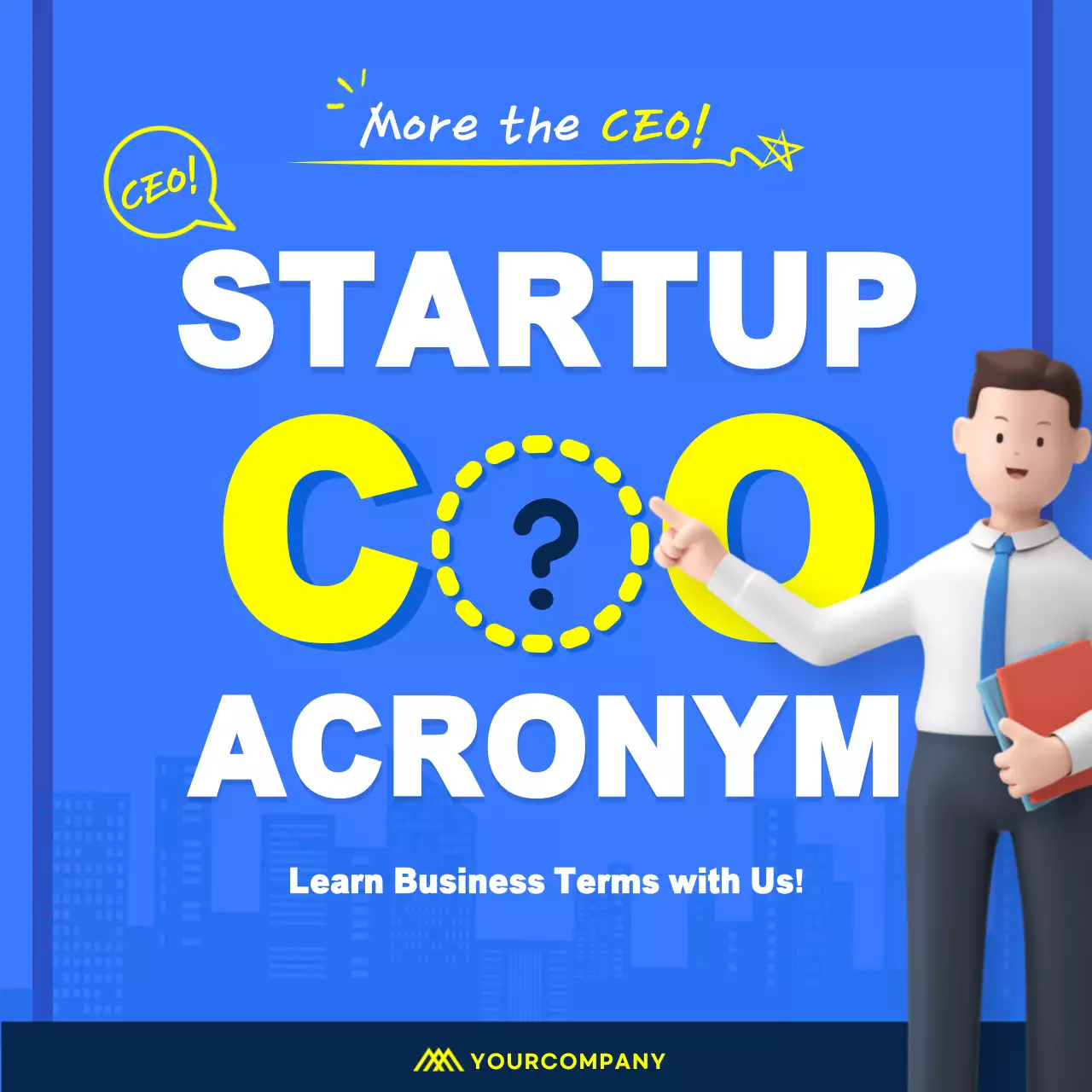 Blue Modern Startup Promotion Instagram Carousel