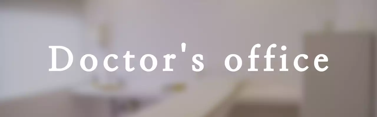 Simple, stylized clinic text prompts