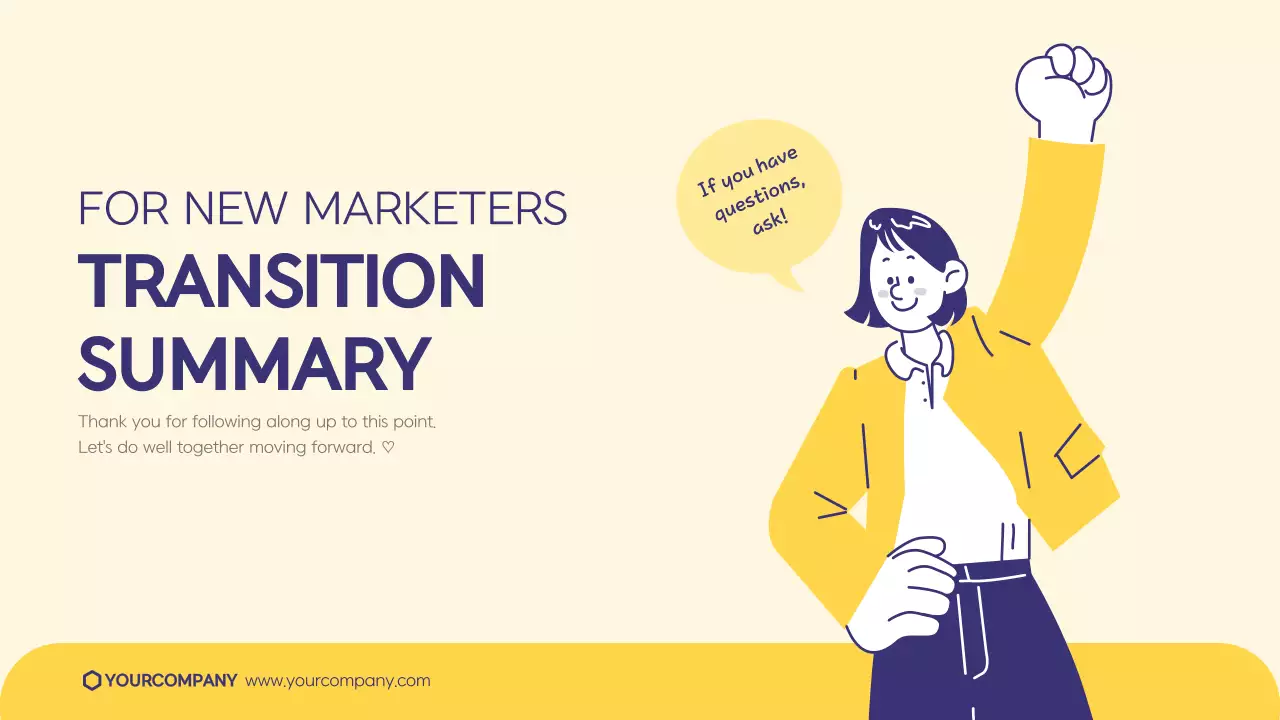 옐로우 모던 마케팅 가이드 프레젠테이션