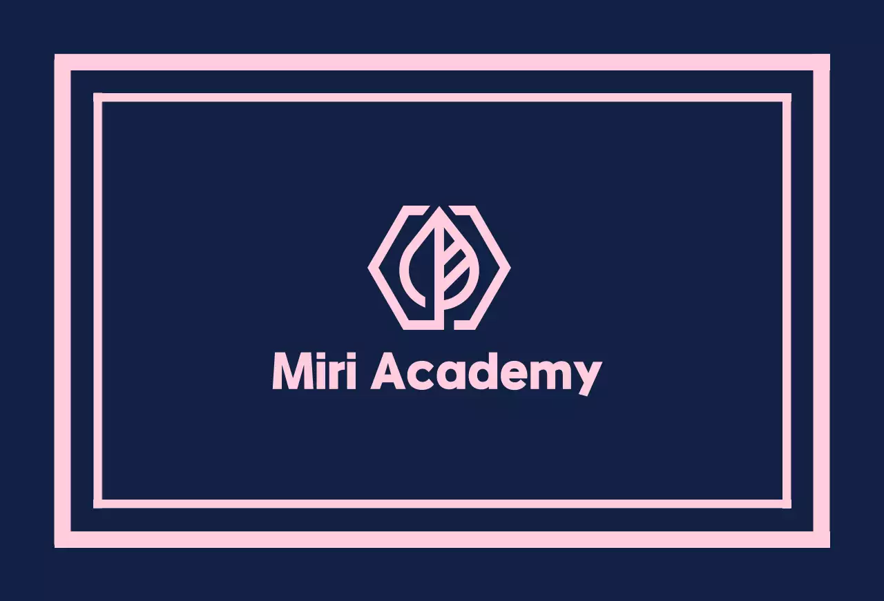 Gakuen Academy Valkyrie on a navy blue background with a pink border line