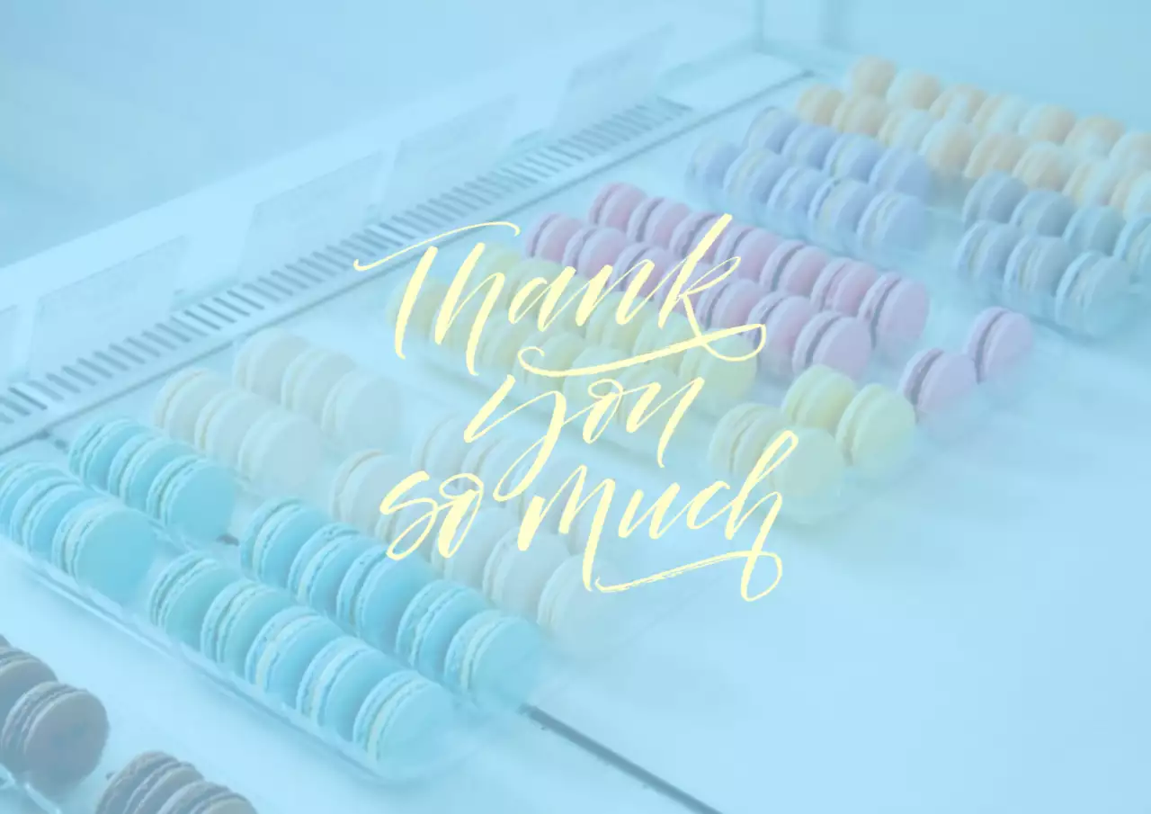 Pastel Modern Macaron Guide Poster