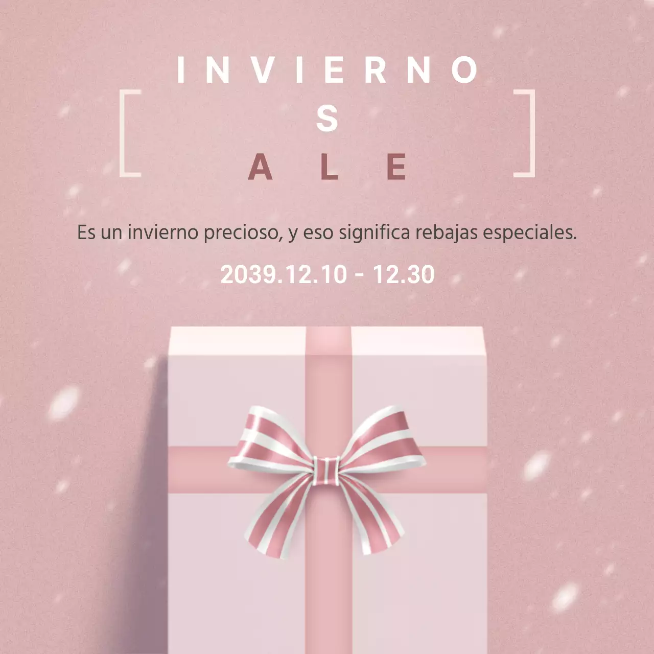 Venta especial de invierno