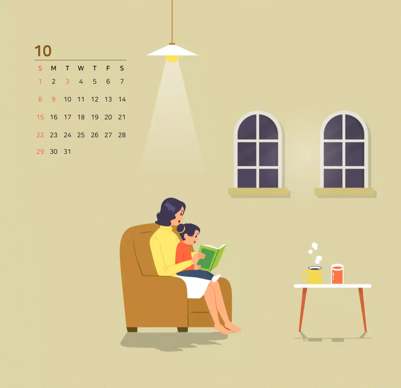 Khái niệm minh họa gia đình với nhiều màu sắc khác nhau