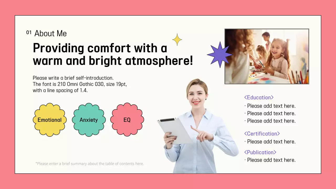 Pink Modern Therapy Announcement Presentation