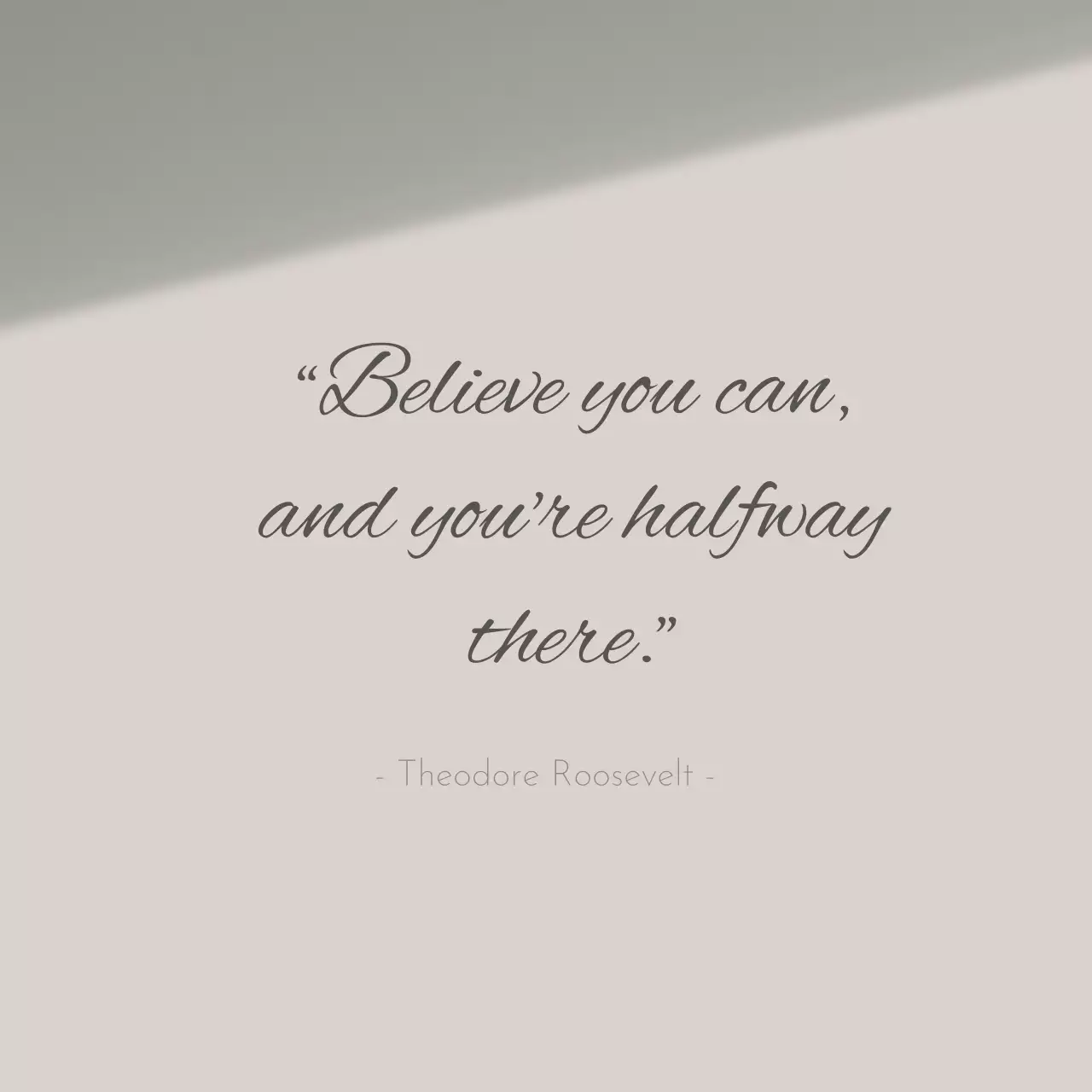 Beige Minimal Motivation Announcement Instagram Post