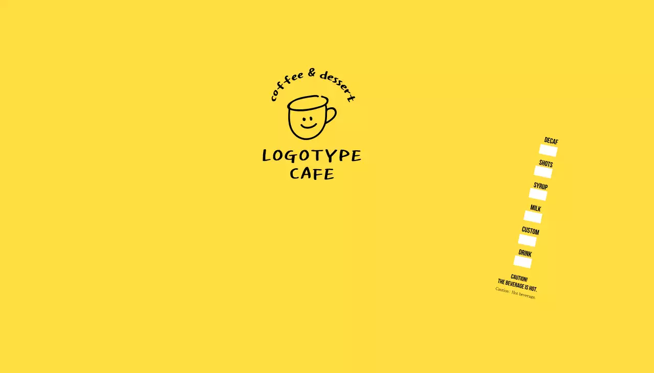 Yellow hand-drawn illustration