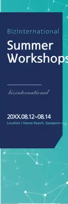 Faixa promocional de oficinas modernas Teal