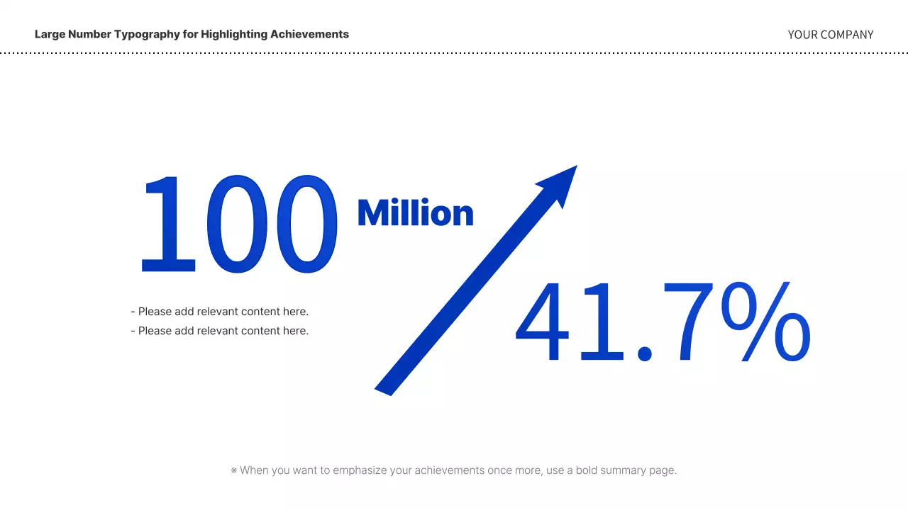 A simple business plan in blue