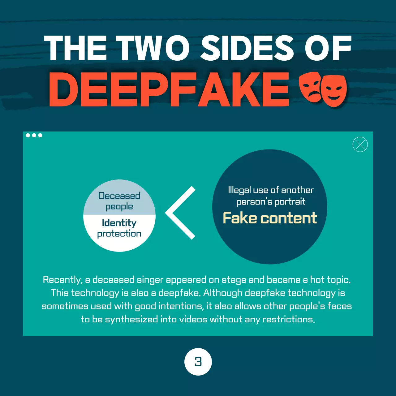 Teal Modern Cyber Guide Instagram Carousel