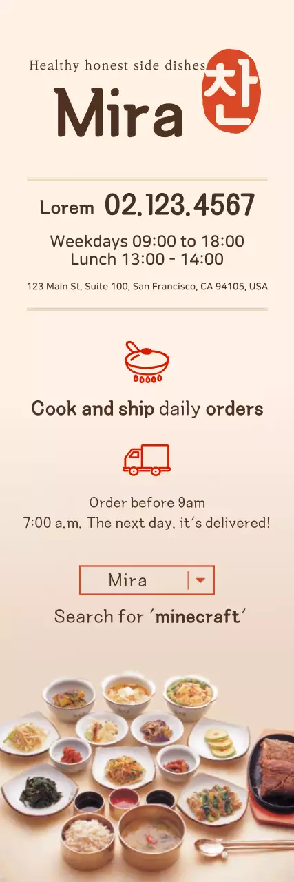 Promote your delicatessen