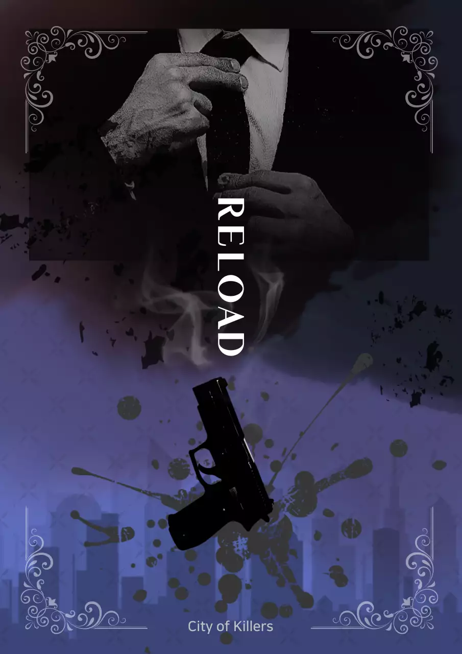 Black Gothic Crime Promotion Book Cover