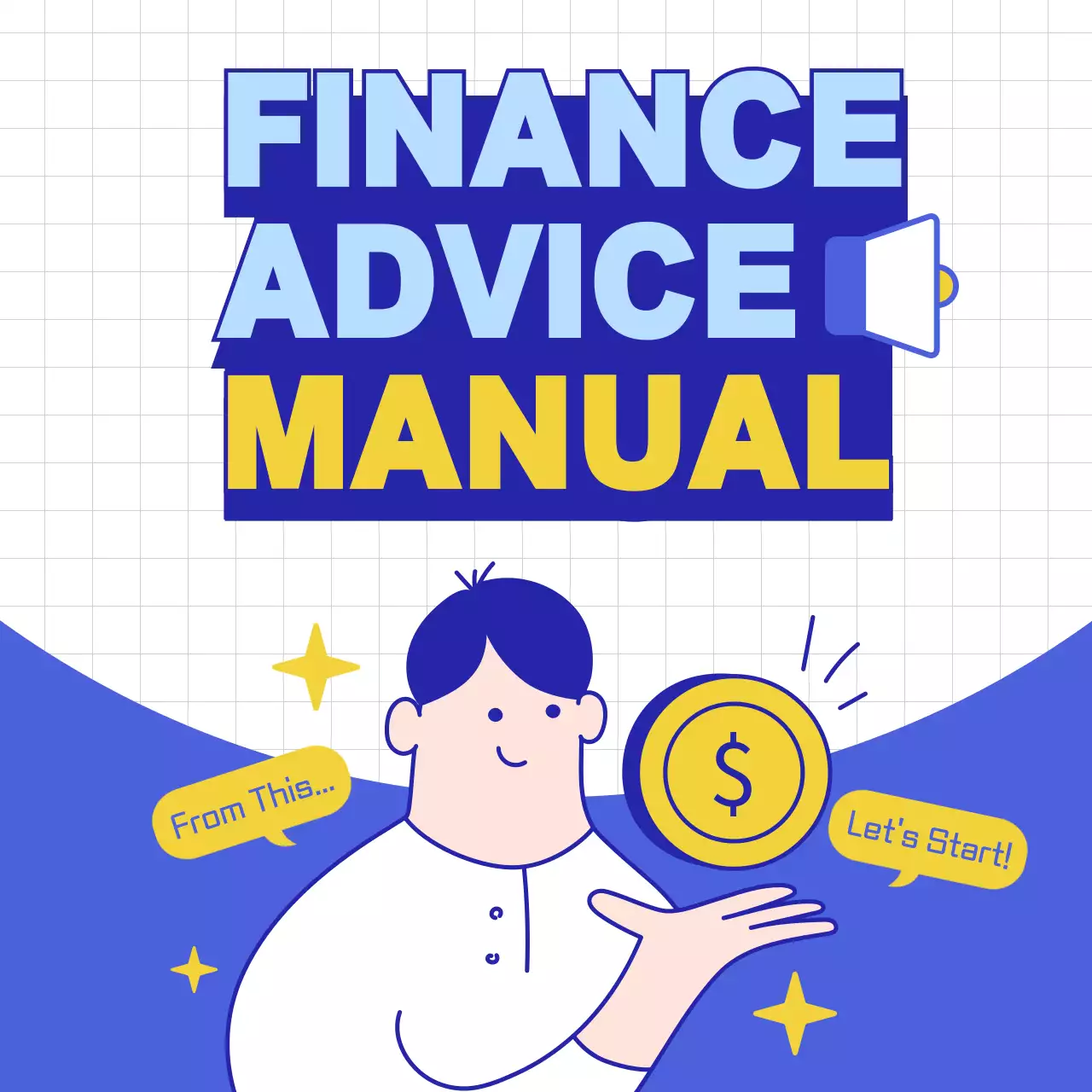 Blue Modern Finance Manual Instagram Carousel